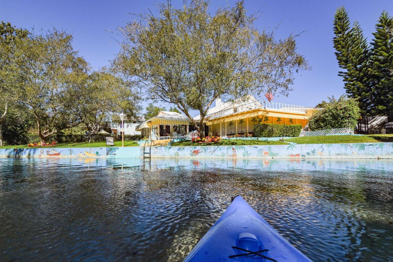 Pams Mermaid House With Riverfront Yard And Lanai! Daire Weeki Wachee Dış mekan fotoğraf